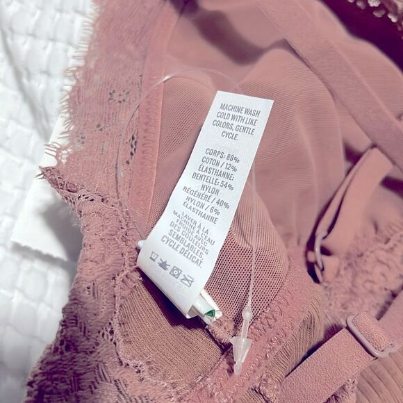 Aerie- S. Ribbed Lace Bralette - NWT - Picture 7 of 7